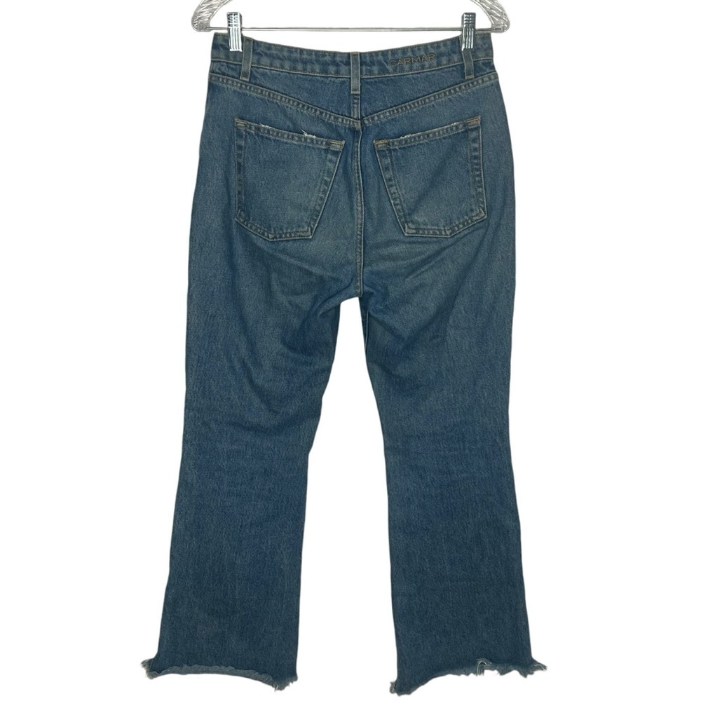 Carmar High Rise Button Fly Bootcut Jeans - Picture 2 of 13